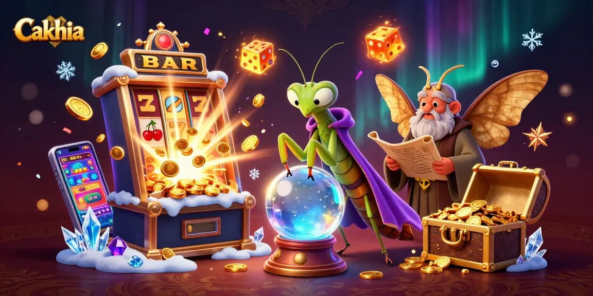 Cakhia enhances your betting experience with a mystical 3D illustration showcasing fortune and excitement in gambling.