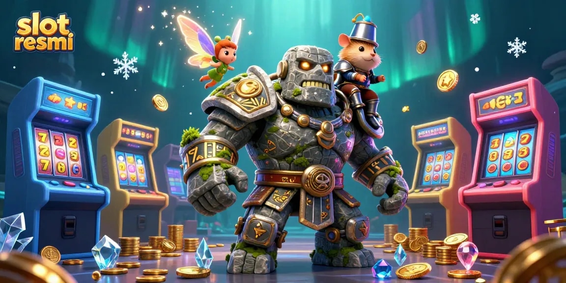 Experience vibrant gameplay with the slot resmi, featuring enchanting characters in a magical casino setting.