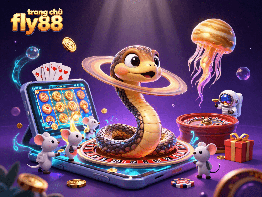 Place bets on the dynamic сектора of trang chủ fly88's casino with a thrilling cosmic twist.
