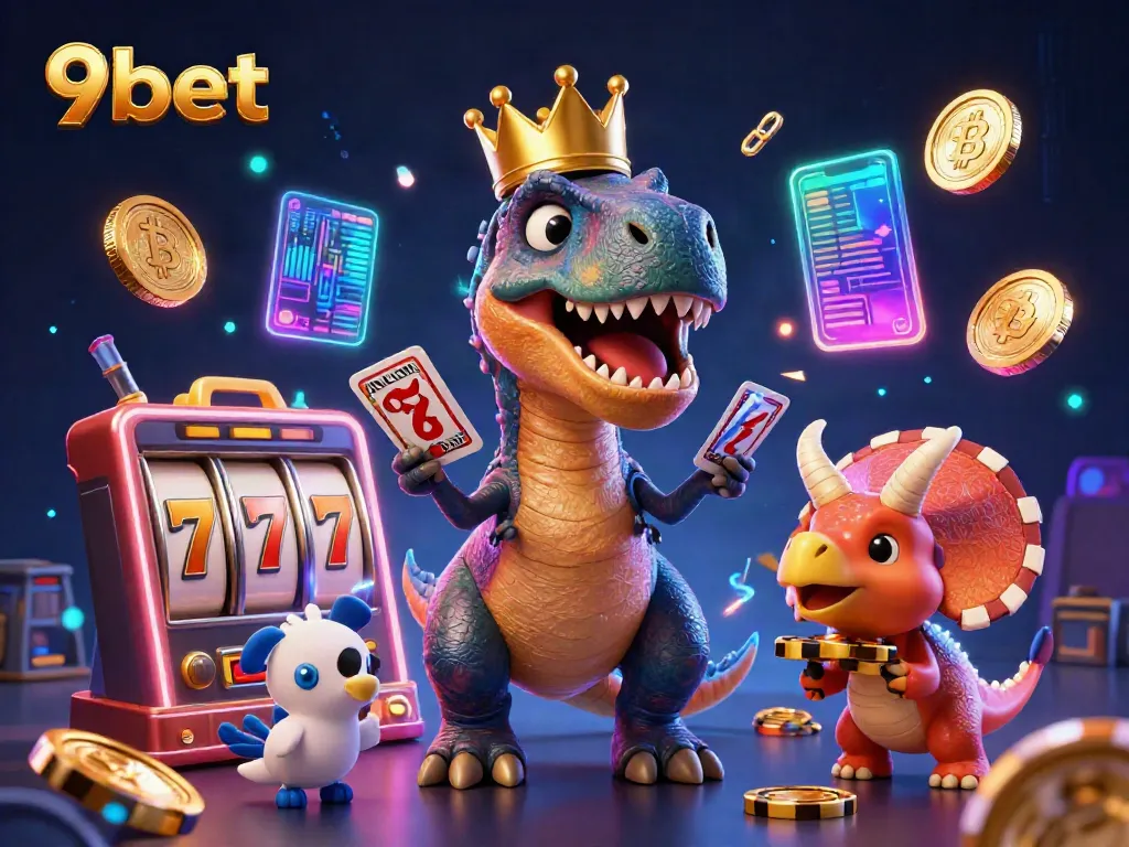 Engage in thrilling fun at 9bet with lively characters in animated casino adventure.