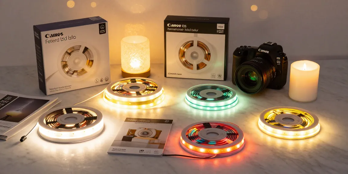 Banda led showcased in an e-commerce product review with vibrant lighting and key sales features displayed for online shopping.