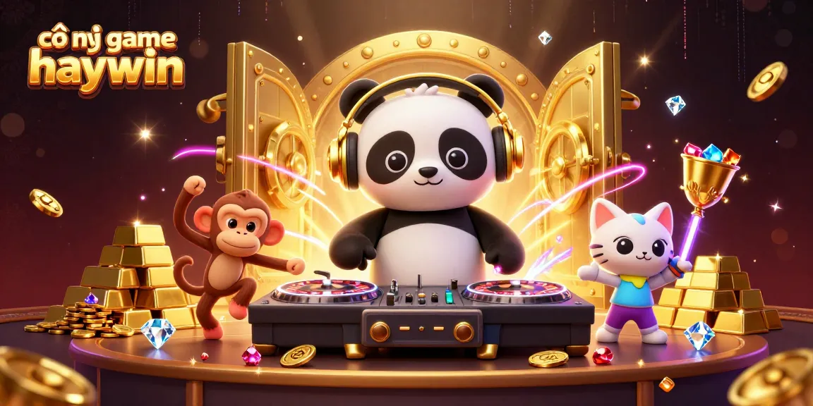 Experience excitement at cổng game haywin with dynamic characters and a vibrant casino atmosphere.